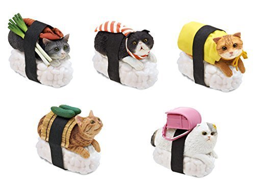 ♯Kwi25EZ ネコずしニャー太 置き物 と キーチェーン 全10種 ネコずしニャー太 置物とキーチェーン｜株式会社キタンクラブ